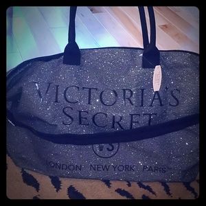 Gray Sparkle and Glamorous Large Bag by VS
